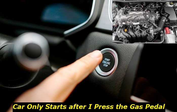 car only starts after i press gas pedal